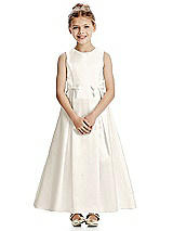 Front View Thumbnail - Ivory Flower Girl Dress FL4068