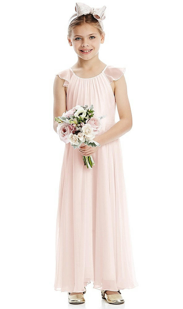 Front View - Blush Flower Girl Dress FL4070