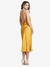 Alt View 1 Thumbnail - NYC Yellow Cowl-Neck Convertible Midi Slip Dress - Piper