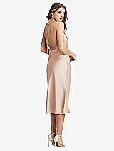 Rear View Thumbnail - Cameo Cowl-Neck Convertible Midi Slip Dress - Piper