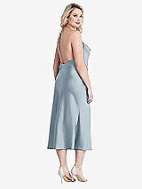 Alt View 3 Thumbnail - Mist Cowl-Neck Convertible Midi Slip Dress - Piper