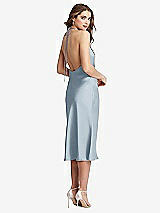 Rear View Thumbnail - Mist Cowl-Neck Convertible Midi Slip Dress - Piper