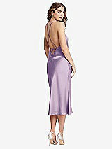 Alt View 1 Thumbnail - Pale Purple Cowl-Neck Convertible Midi Slip Dress - Piper