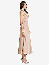 Side View Thumbnail - Cameo Cowl-Neck Midi Tank Dress - Esme