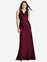 Front View Thumbnail - Cabernet Cowl-Neck Maxi Tank Dress - Nova