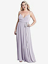 Alt View 1 Thumbnail - Moondance Chiffon Maxi Wrap Dress with Sash - Cora