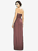 Alt View 2 Thumbnail - Rosewood Strapless Draped Chiffon Maxi Dress - Lila