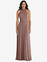 Alt View 2 Thumbnail - Sienna High Neck Halter Backless Maxi Dress