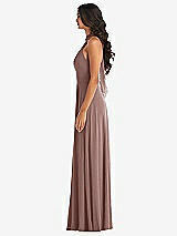 Alt View 3 Thumbnail - Sienna High Neck Halter Backless Maxi Dress