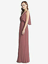 Alt View 2 Thumbnail - Rosewood Convertible Cold-Shoulder Draped Wrap Maxi Dress