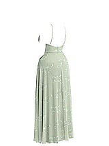 Alt View 3 Thumbnail - Vintage Primrose Sage Diamond Halter Maxi Dress with Adjustable Straps