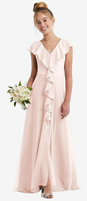 Blush junior bridesmaid dress best sale