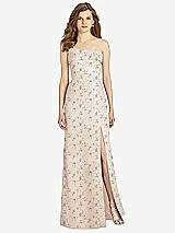 Front View Thumbnail - Coquette Floral Print Bella Bridesmaids Dress BB139