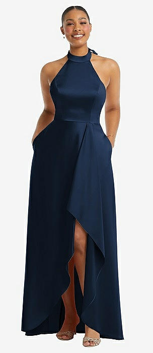 Dessy midnight blue bridesmaid dresses hotsell