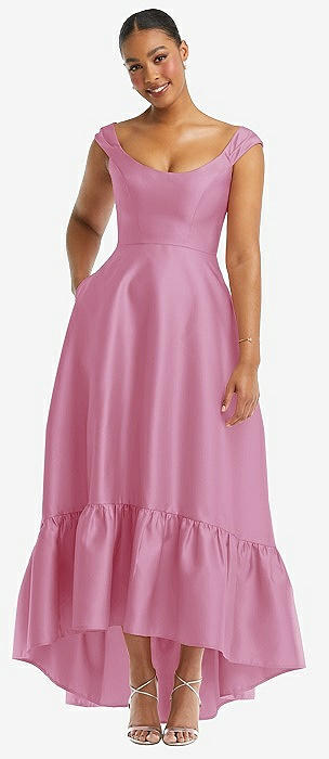 Alfred Sung High Low Bridesmaid Dresses