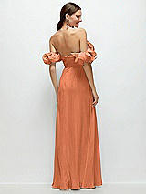 Alt View 3 Thumbnail - Sweet Melon Dramatic Ruffle Edge Strap Chiffon Maxi Dress