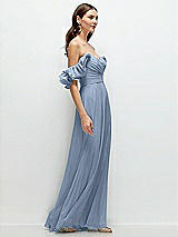 Alt View 2 Thumbnail - Cloudy Dramatic Ruffle Edge Strap Chiffon Maxi Dress