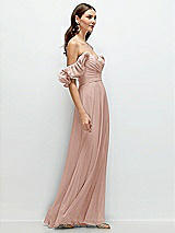 Alt View 2 Thumbnail - Toasted Sugar Dramatic Ruffle Edge Strap Chiffon Maxi Dress