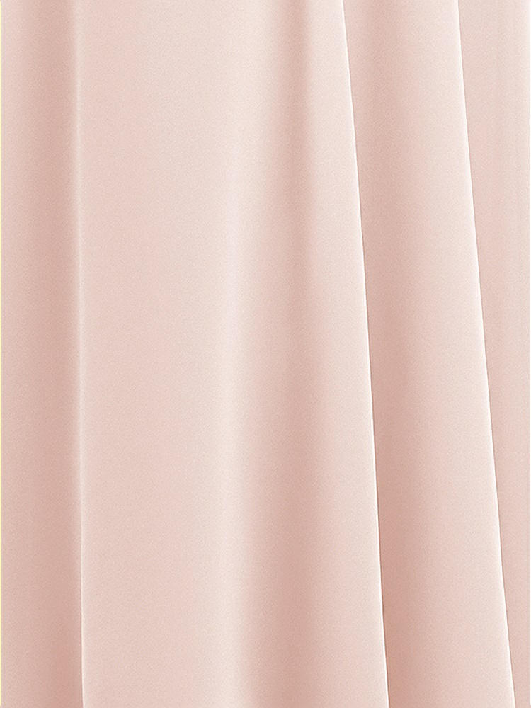 Front View - Blush Sheer Crepe Fabric by the Yard