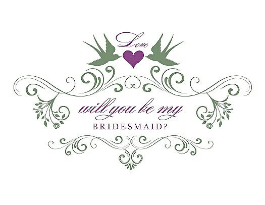 Will You Be My Bridesmaid Card - Classic