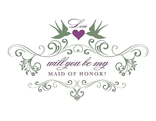 Will You Be My Maid of Honor Card - Classic