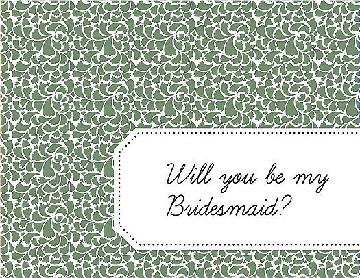 Will You Be My Bridesmaid Card - Petal