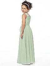 Rear View Thumbnail - Celadon Flower Girl Style FL4033