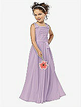 Front View Thumbnail - Pale Purple Flower Girl Style FL4033