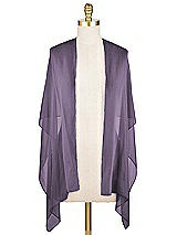 Front View Thumbnail - Lavender Lux Chiffon Stole