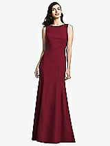 Rear View Thumbnail - Burgundy Dessy Bridesmaid Dress 2936