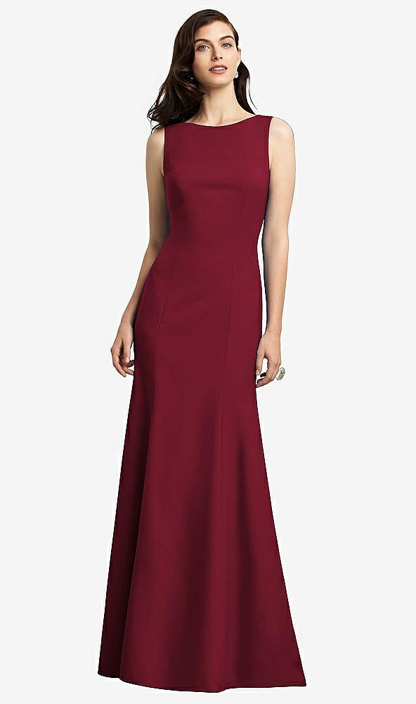 Back View - Burgundy Dessy Bridesmaid Dress 2936