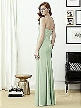 Rear View Thumbnail - Celadon & Off White Dessy Collection Style 2965