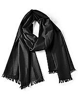 Rear View Thumbnail - Black Wedding Pashmina