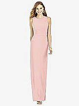 Rear View Thumbnail - Rose - PANTONE Rose Quartz After Six Bridesmaid Dress 6756