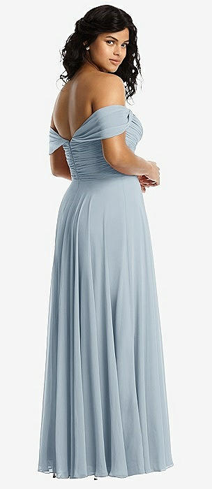 Mist Off The Shoulder Bridesmaid Dresses