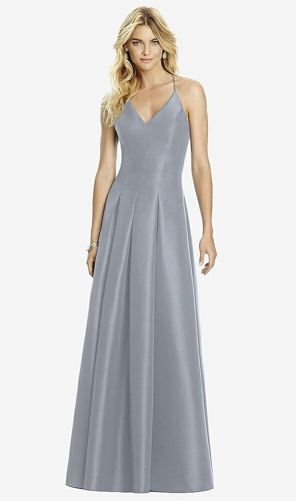 Front View - Platinum After Six Bridesmaid Dress 6767