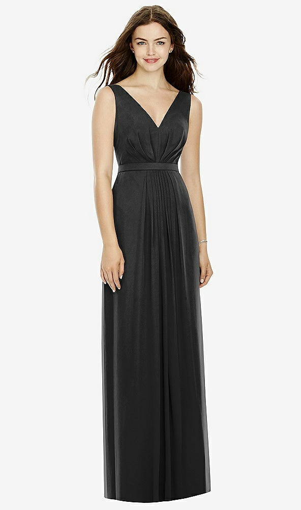 Front View - Black Bella Bridesmaids Dress BB103