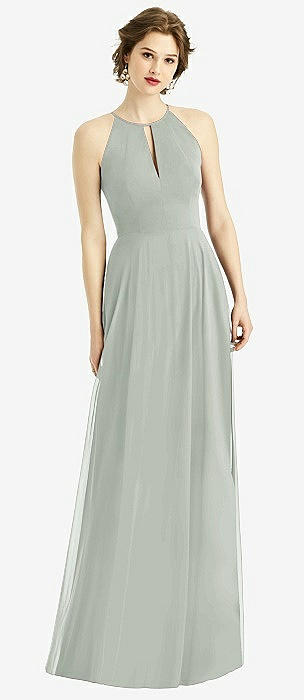 After Six Willow Green Keyhole Bridesmaid Dresses