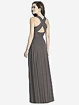 Rear View Thumbnail - Caviar Gray Bella Bridesmaids Dress BB117