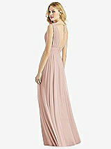 Rear View Thumbnail - Toasted Sugar & Light Nude Bella Bridesmaids Dress BB109