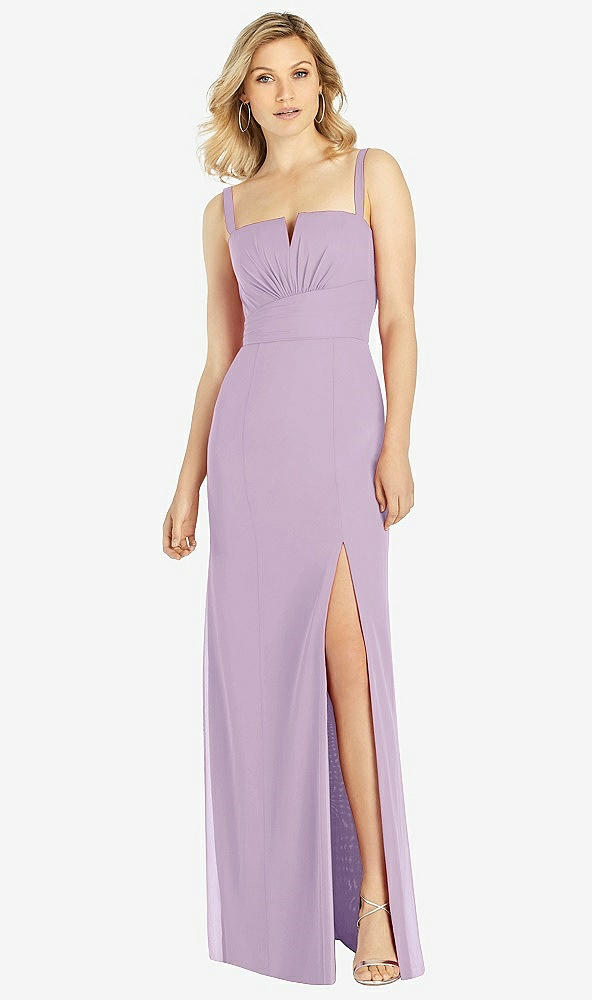 Front View - Pale Purple After Six Bridesmaid Dress 6811