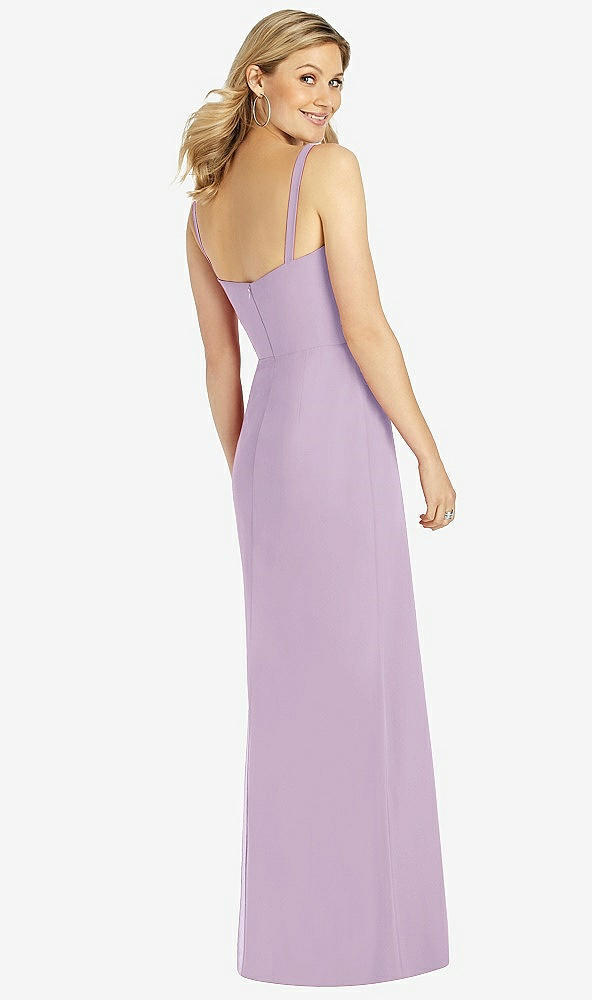 Back View - Pale Purple After Six Bridesmaid Dress 6811