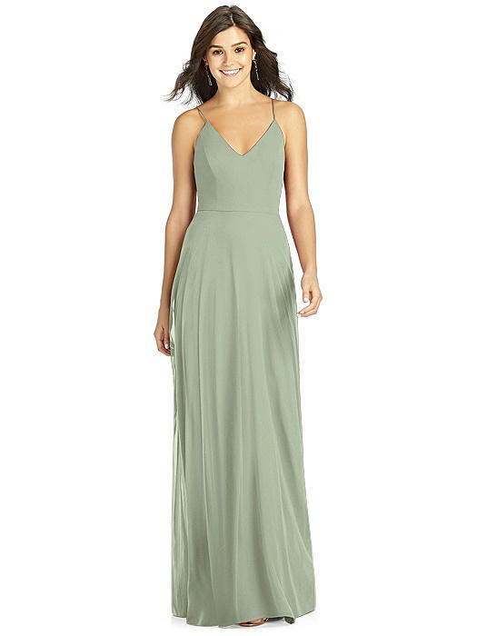 Criss Cross Back A-Line Maxi Dress