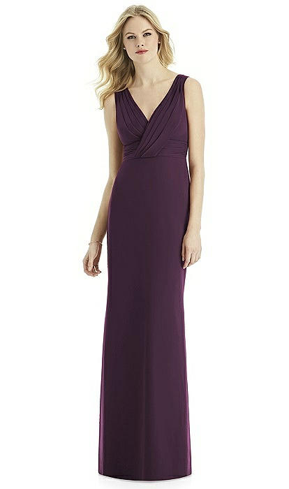 Bella Bridesmaids Shimmer Bridesmaid Dress Bb113ls In Aubergine Silver The Dessy Group