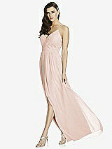 Front View Thumbnail - Cameo Deep V-Back Shirred Maxi Dress - Ensley