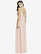 Rear View Thumbnail - Cameo Deep V-Back Shirred Maxi Dress - Ensley