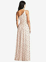 Rear View Thumbnail - Coquette Floral Print Bella Bridesmaids Dress BB130