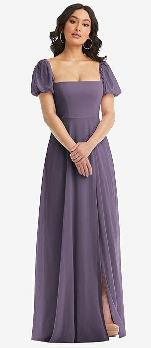 Lavender Maxi Bridesmaid Dresses