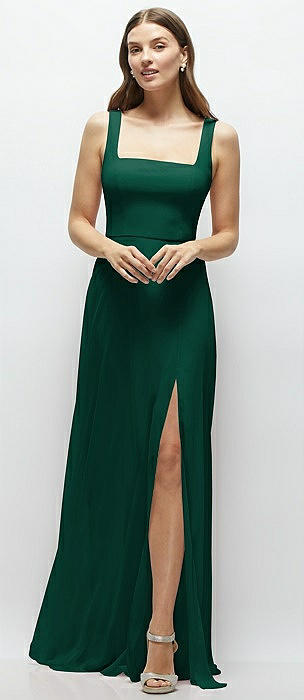 Hunter Green Bridesmaid Dresses