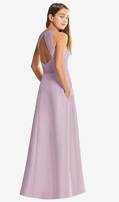 Alfred Sung Junior Bridesmaid Style Jr545 In Suede Rose Suede Rose The Dessy Group